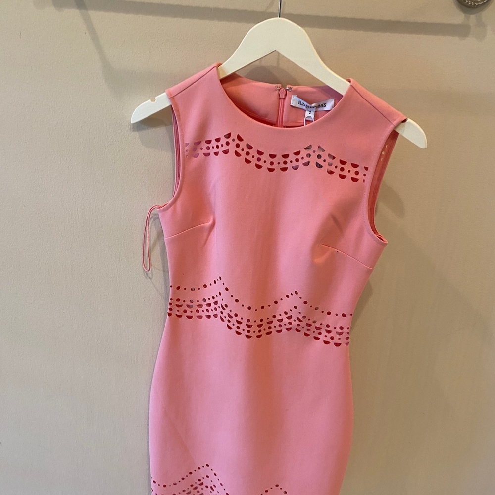 Elizabeth and James Pink Eyelet Dress